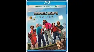 Opening To A Minecraft Movie 2025 Blu-Ray (Library Rental Copy)