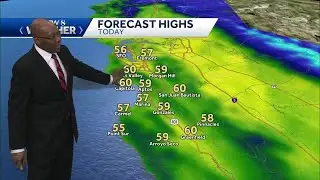 High Clouds, Sprinkles Near Big Sur