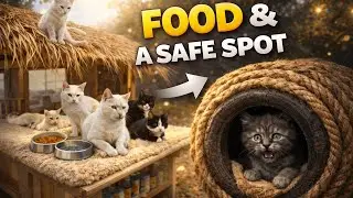 Food, Sun, and a Safe Corner | A Cat Moment