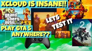 GTA 5 Anywhere!! How Good is XCloud?? Gameplay Test and Impressions. Microsoft Game Pass Ultimate.