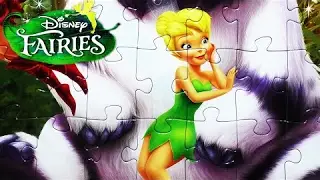 (Hura Huro ) Disney FAIRIES Puzzle Games Rompecabezas de Tinker Bell Kids Learning Toys Play Learn