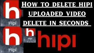 How to delete hipi uploaded video #howtodeleteuploadedvideo  #howtodeletehipivideo