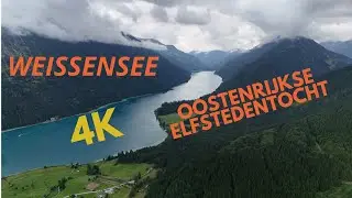 Flying Over Weissensee in the Summer &ndash; Austria&rsquo;s Elfstedentocht Lake in 4K Carinthia