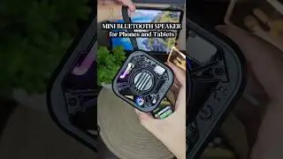 Mini Bluetooth Speaker - V5 Small Portable RGB Mecha Wireless Speaker - HiFi Sound, Bluetooth 5.3