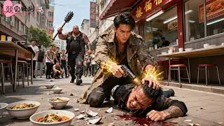Thugs kick stall down,no one dare to resist,not expect noodle-eating guy is top killer