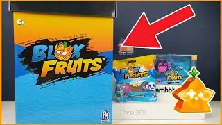 BLOX FRUITS PR BOX UNBOXING! Roblox plushies and mini figure blind bags and boxes opening