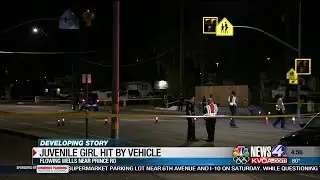 Flowing Wells closed in both directions from juvenile pedestrian collision