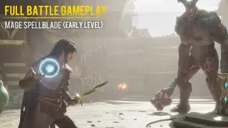 Mage Spellblade Class (Early Level) - Full Battle Gameplay - DRAGON AGE VEILGUARD PS5 NO COMMENTARY