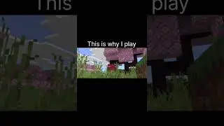 Cherry forest in Minecraft #quotes #memes #gaming #gameplay #shorts #youtubeshorts #minecraft