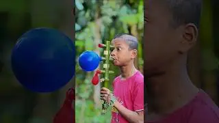 Eco-friendly DIY Colour Balloon with Bamboo Design #art #craft