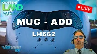 CROSS THE LAND 2025 ✈️ | REAL Airbus Pilot im A350 LIVE