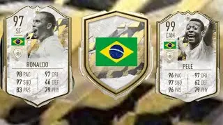 84x25 + BRAZIL ICON PLAYER PICK | Road 2 PIM Pele Ep.4 | Fifa 22 Ultimate Team
