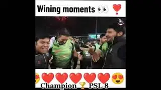 Lahore Qalandars Winning Moments😍❤️❤️😍Psl8 Winners