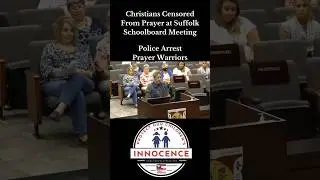 Prayer Warriors Arrested at Schoolboard Meeting. #schoolboards  #christianity #shorts #tyranny #usa