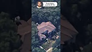 Travis Kelce&rsquo;s house in Missouri worth $1M #traviskelce #taylorswift #celebrity #mansion #shorts