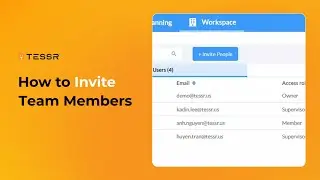 How to Invite People to a Workspace | TESSR