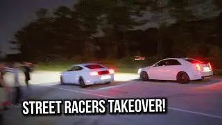 Street Racers TAKEOVER Public Roads! *Racing Drama!*