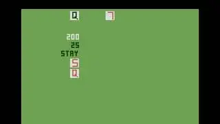 Blackjack (Atari/Sears) - CX2651 &ndash; Anno 1977- Robert (Bob) Whitehead&ndash; Gameplay