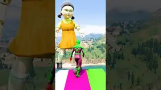 GTA 5 Epic Water Ragdolls | Spider-Man Jumps / Fails ep.16277 #shorts