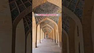 Journey Through Colors: Exploring Shiraz&rsquo;s Iconic Pink Mosque #travel #iran #pink