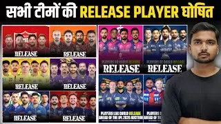 IPL 2026 All Teams Release Players List | IPL Release Players List 2026 | IPL 2026 Release List