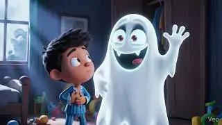 Scary Ghost for Kids 👻😱 | Funny Twist | AI Ghost Short | VEO 3
