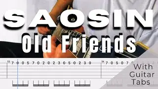 Saosin- Old Friends Cover (Guitar Tabs On Screen)