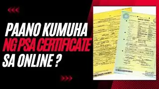 PAANO KUMUHA NG PSA BIRTH CERTIFICATE ONLINE | NO NEED PUMILA | HOW TO GET A PSA BIRTH CERTIFICATE