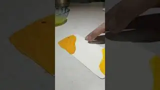 yellow bookmark 💛💫 #bookmark #youtubeshorts #art #drawing #painting #handcraft @doodle_art_00