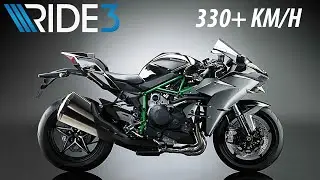 RIDE 3 : Kawasaki Ninja H2 | Top speed race {Gameplay}