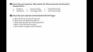 Sport machen (3) A2