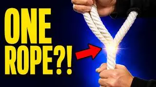2 Ropes Become 1 Rope | Impossible Rope Restoration Magic Trick