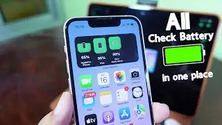 How to Check All iOS Devices' Battery in One Place