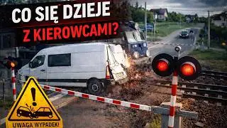 TEGO NIE DA SIĘ WYTŁUMACZYĆ… *Nagrania z Przejazdów Kolejowych* 🚨