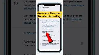 automatically record unknown numbers | automatic call recording unknown number | #call #record