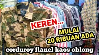 Limited edition kemeja corduray keren murah thrifting tugu pahlawan surabaya