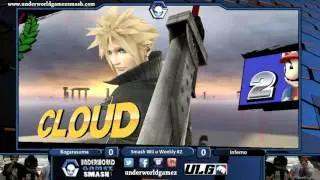 Underworld Gamez Smash wii u Weekly#2 - Kogarasuma vs Inferno