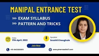 MANIPAL ENTRANCE TEST : EXAM PATTERN, JOBS, PACKAGES, LEARNING : PHARMAELITE || +91-8433830815