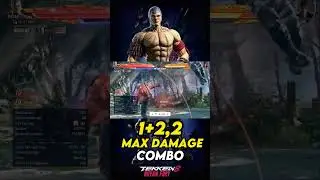 Bryan 1+2,2 Max Damage Combo #tekken8