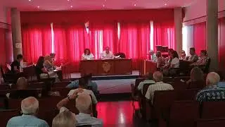 SESIÓN EXTRAORDINARIA  AYUNTAMIENTO DE OLIVA DE LA FRONTERA. ORGANIZACIÓN MUNICIPAL. 30/6/23