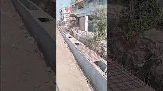 reinforcement work in slab of drain #shorts