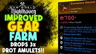 Higher Drop Rate & TRIPLE Protection Amulets! New AFK Gear Farm Spot in New World Nighthaven