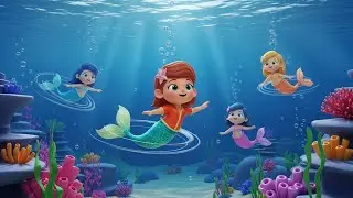Mermaid Bubble Dance | Fun Counting & Underwater Adventure Song for Kids | Nursery Rhyme