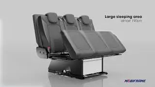Mobiframe Bed-Bench SAF43 for campervan