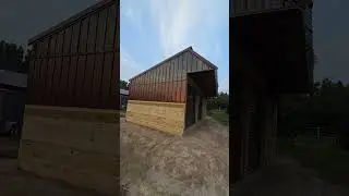 ATV Garage Shed #atv #construction #diy #horse #shelter #farm #2025 #barn #tinyhouse #chickens #