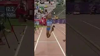 Beautiful Female Athlete | Triple Jump Power