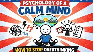 Psychology of a Calm Mind: How to Stop Overthinking. #usa #america #newyork #mindset #motivation
