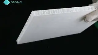 Non woven Fabric Surface Thermoplastic Polypropylene Honeycomb Panels