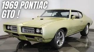 1969 Pontiac GTO: The Muscle Car That Defined Power, Style, and American Legends