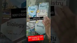 Allen module for neet 2025-26/allen module review/allen neet study material/allen neet module